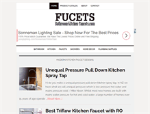 Tablet Screenshot of bathroom-kitchen-faucets.com